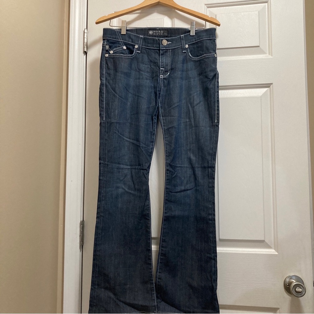 Rock & Republic Low-rise Bootcut Flare Women’s Jeans Size 28 - Picture 10 of 10